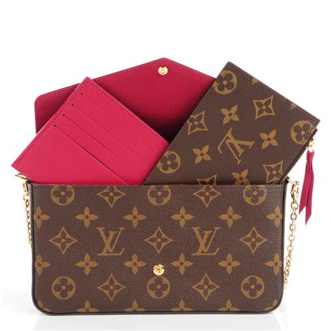 louis vuitton small chain purse|Louis Vuitton chain wallet felicie.